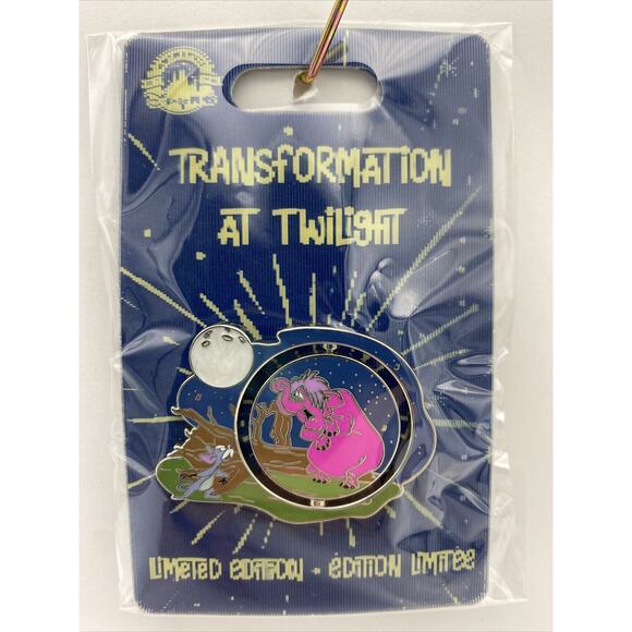 Disney Parks Pin Sword & The Stone Transformation at Twilight Madam Mim & Merlin - Picture 1 of 5